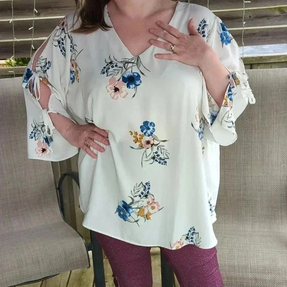 Cold Arm  Blouse